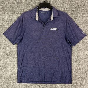 Under Armour Polo Mens Large Blue Heatgear Loose Queens New York‎ Short-Sleeve
